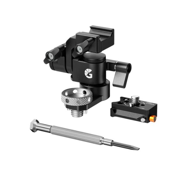 Bright Tangerine Monitor Mount QR Nato Top/ 3/8