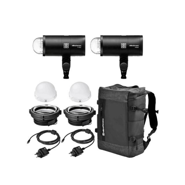 ELINCHROM THREE OFF CAMERA FLASH DUAL KIT