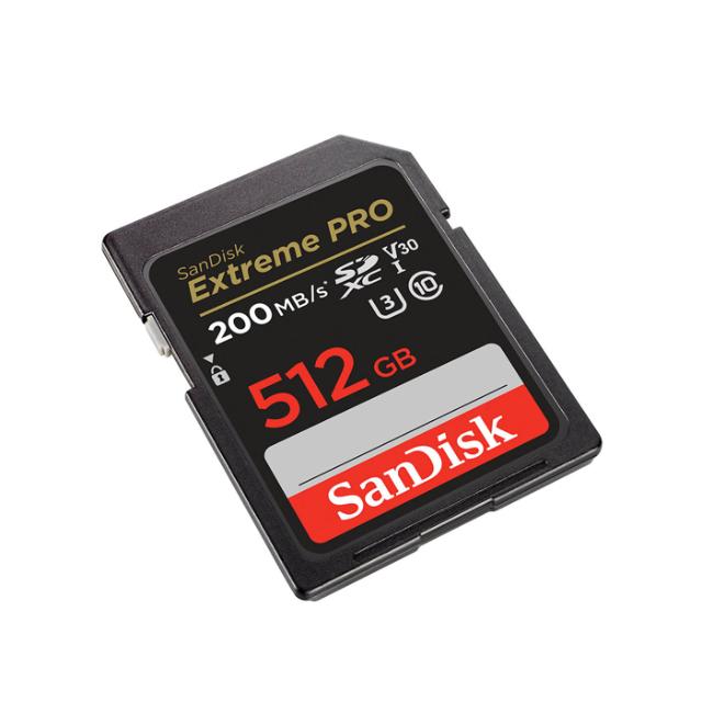 SANDISK SD 512GB EXTREME PRO V30 200MB/S