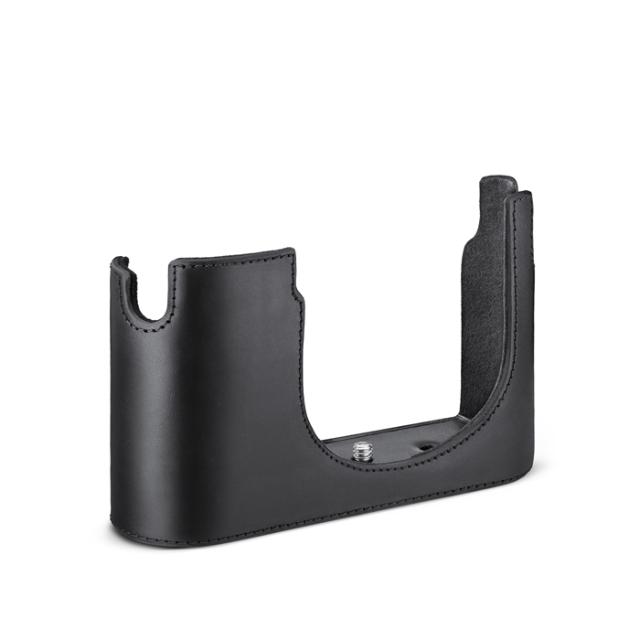 LEICA Q3 LEATHER HALFCASE BLACK