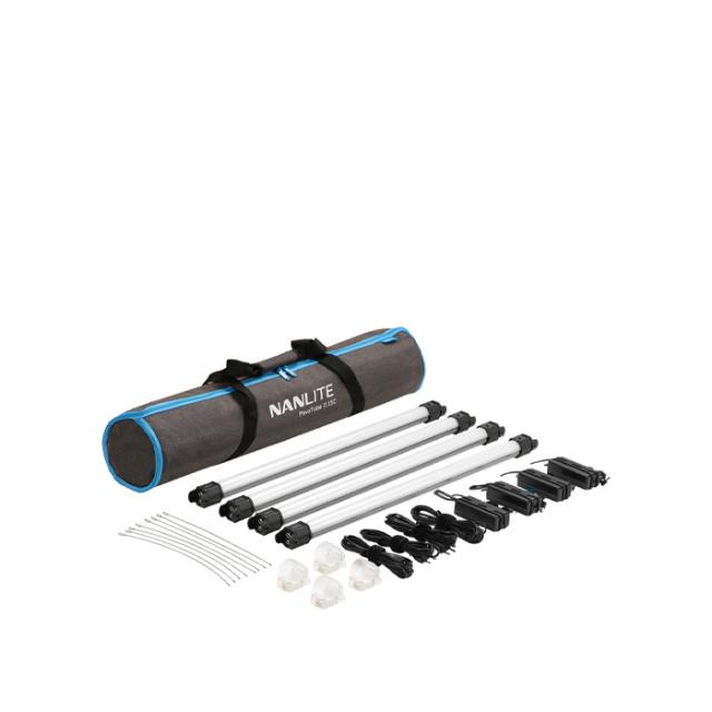 NANLITE PAVOTUBE II 15C LED RGBWW TUBE LIGHT 4 KIT