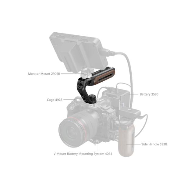 SmallRig 5252 Wooden ARRI Locating Top Handle