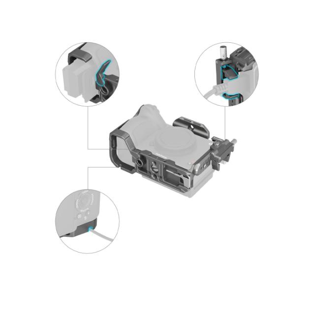 SMALLRIG 4770 HAWKLOCK QR CAGE KIT FX3/FX30