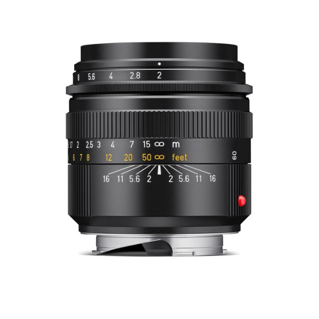 LEICA M 66MM F/2 SUMMICRON BLACK ANODIZED FINISH
