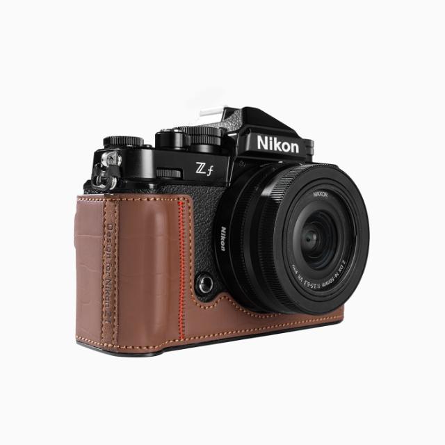 SmallRig 5096 Leather Case Kit for Nikon Z f Brown
