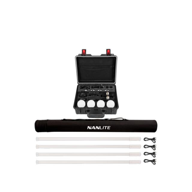 NANLITE PAVOTUBE T8-7X 4 LIGHT KIT