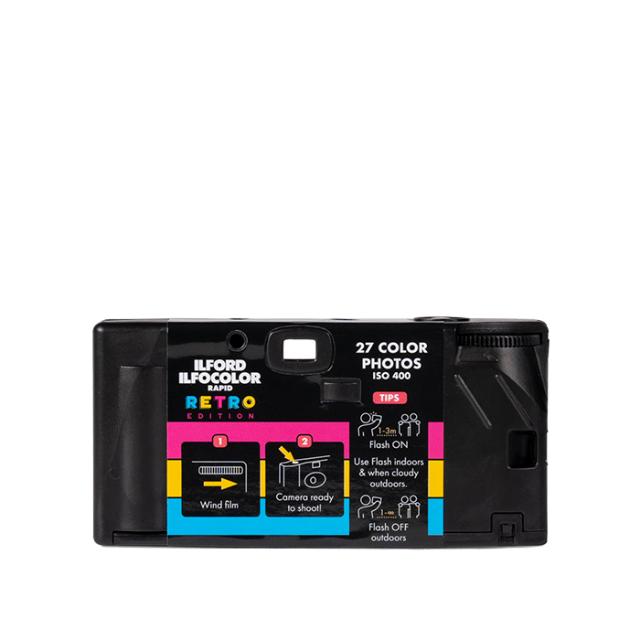 ILFORD ILFOCOLOR SINGLE USE CAMERA RAPID RETRO EDT