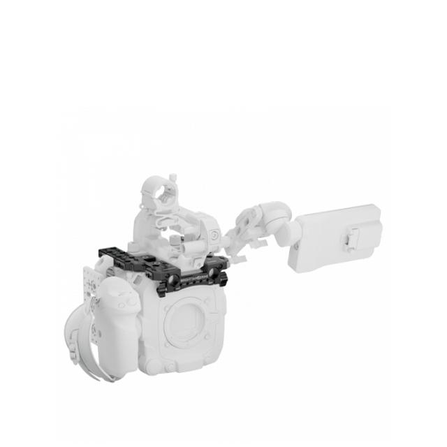 BRIGHT TANGERINE CANON C400 TOP PLATE //