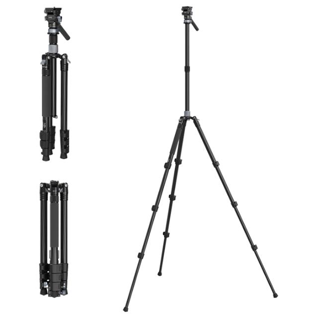 SMALLRIG 4221 TRAVEL VIDEO TRIPOD KIT CARBON