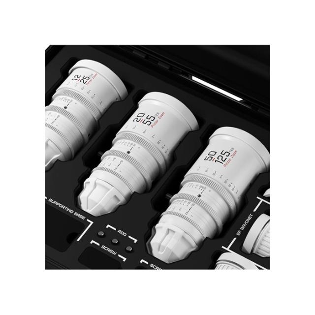 DZO PICTOR 12-25/20-55/50-125MM T2.8 WHITE BUNDLE