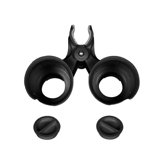 ROBOCUP CLAMP ON DUAL CUP HOLDER, BLACK