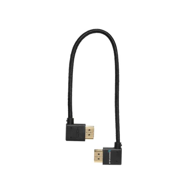 KONDOR BLUE RIGHT TO LEFT ANGLE FULL HDMI 30CM BK
