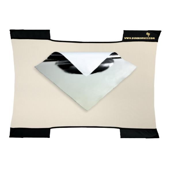 SUNBOUNCE MICRO SILVER/WHITE SCREEN 60X90 CM.