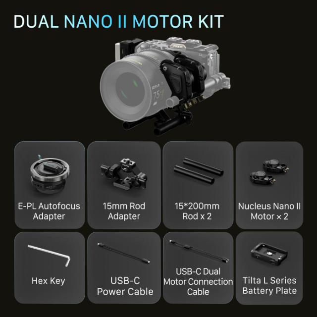 Tilta Nucleus AF Adapter Dual Nano II Motor kit