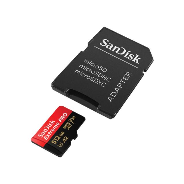 SANDISK MICROSDXC EXTREME PRO 512GB 200MB/S A2 C10