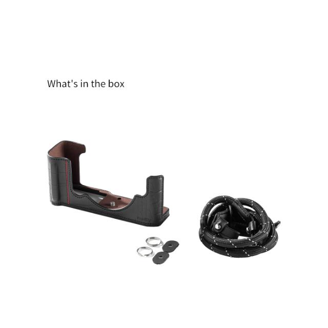 SmallRig 5095 Leather Case Kit for Nikon Z f Black