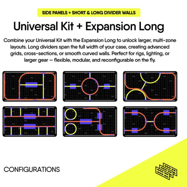 CRDBAG GRID DIVIDE CARRY-ON EXPANSION LONG