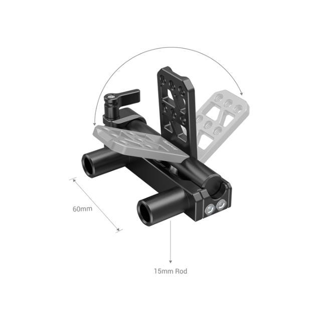 SMALLRIG 2802 DUAL 15MM ROD BATTERY HINGE //