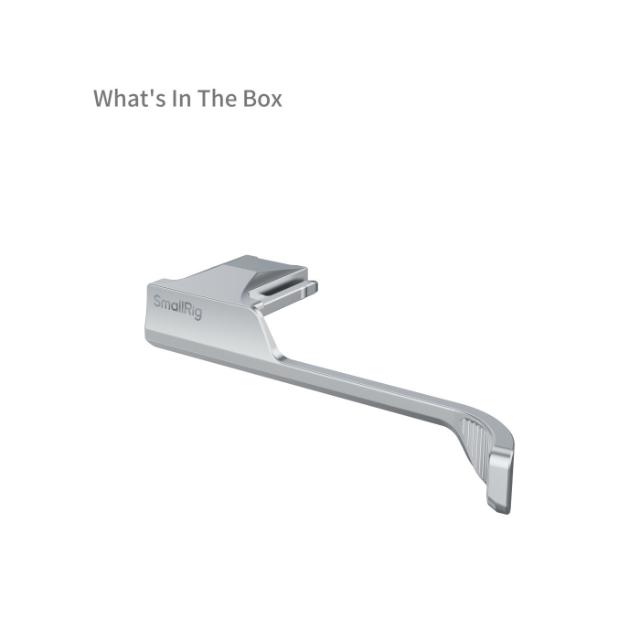 SmallRig 5221 Thumb Grip for Fuji X half Silver