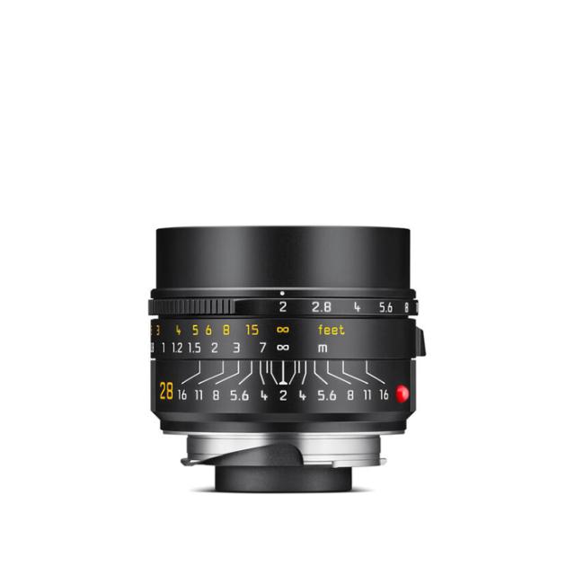 LEICA M 28MM F/2 SUMMICRON ASPH BLACK NEW