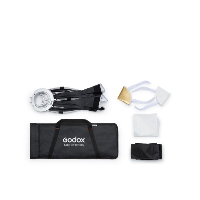 Godox EazyFlow Foldable Beauty Dish 65 Black/Silve