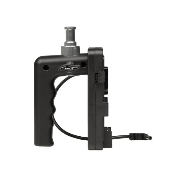 NANLITE V-MOUNT BATTERY GRIP WITH DC CONNECTOR