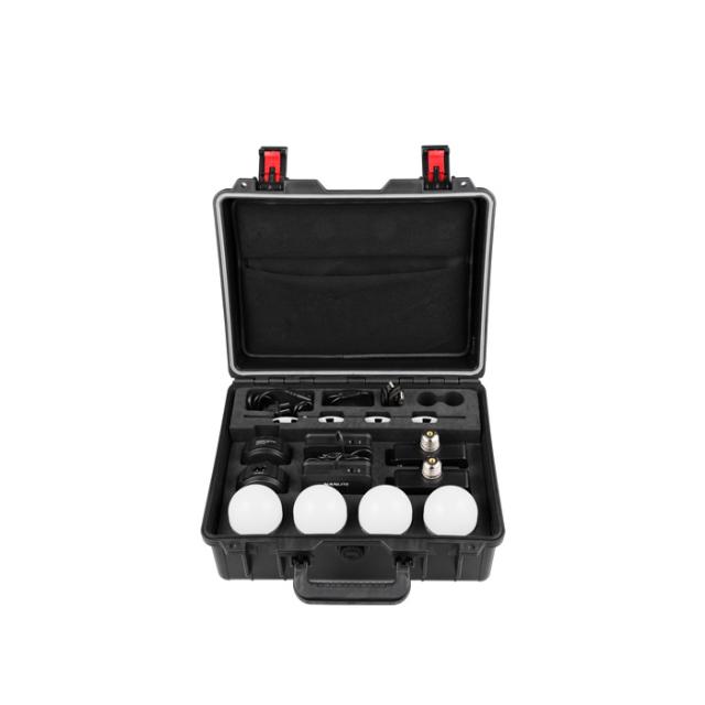 NANLITE PAVOTUBE T8-7X 4 LIGHT KIT