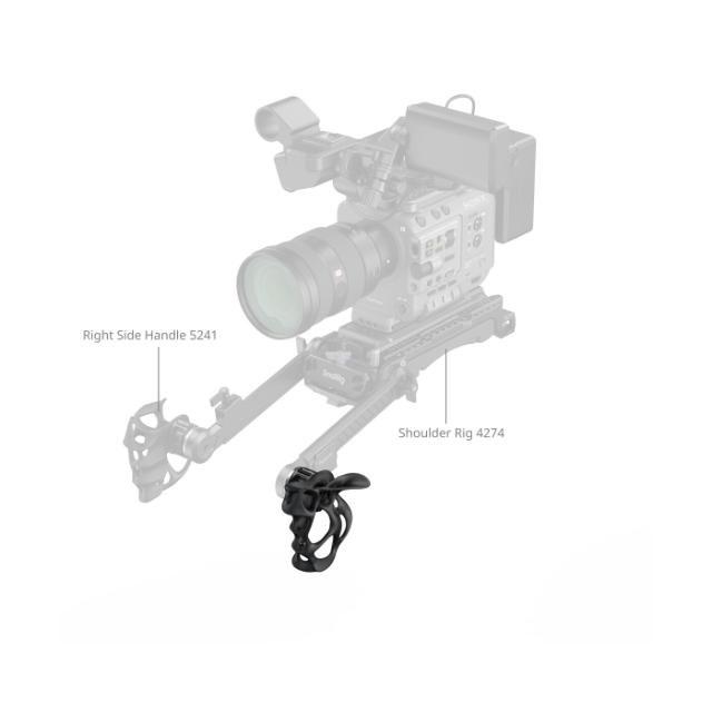 SmallRig 5240 ARRI Rosette Handle Left Side