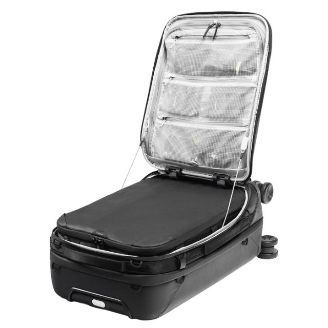 Peak Design Roller Pro Carry-On, Black w/ Cube