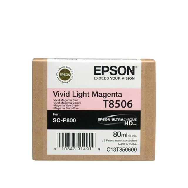 EPSON T85060N VIVID LIGHT MAGENTA FOR P800 80ML