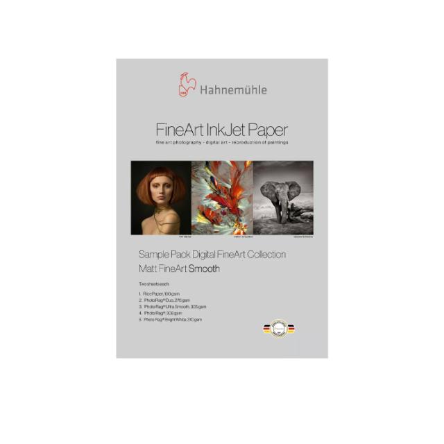 HAHNEMÜHLE A4 SAMPLEPACK - FINEART SMOOTH