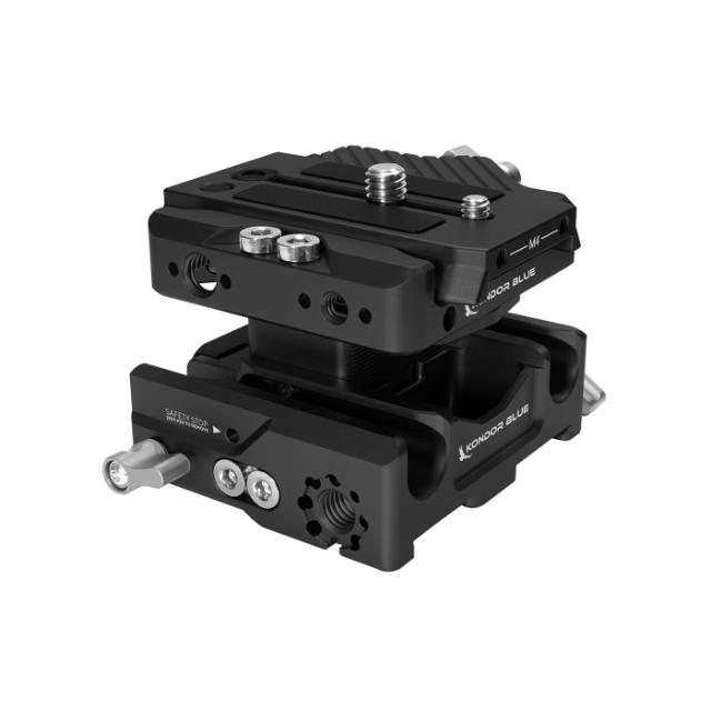 Kondor Blue 501 Adjustable Baseplate Arca QR Black