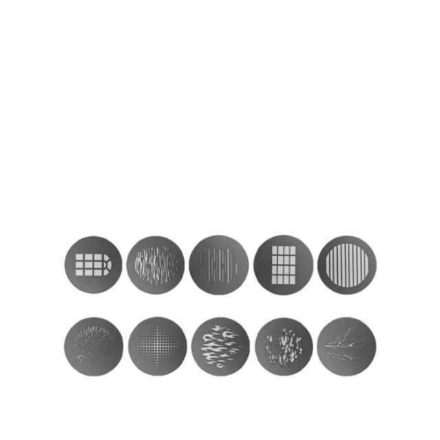 APUTURE SPOTLIGHT MAX 10 PIECE GOBO KIT - (SIZE A)