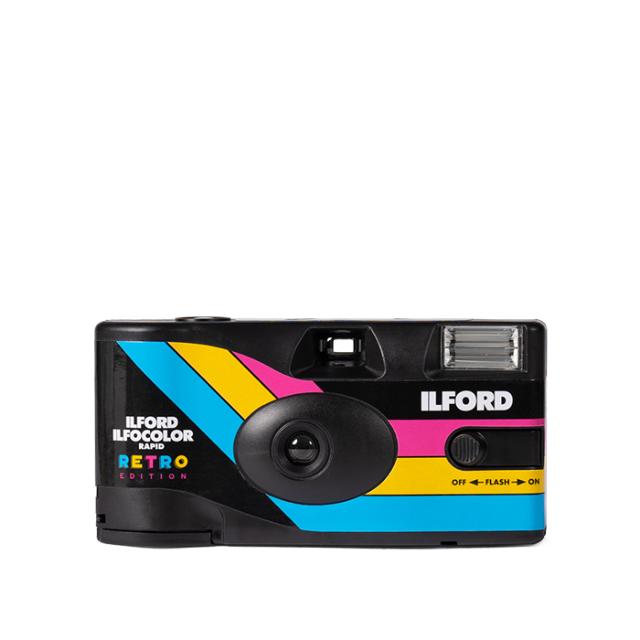 ILFORD ILFOCOLOR SINGLE USE CAMERA RAPID RETRO EDT