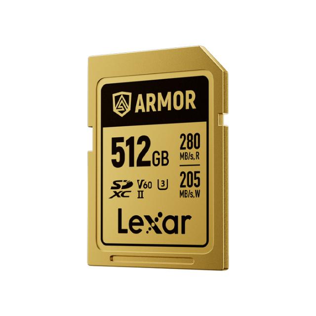 LEXAR SD 512GB U3 V60 UHS-II R280/W210 ARMOR