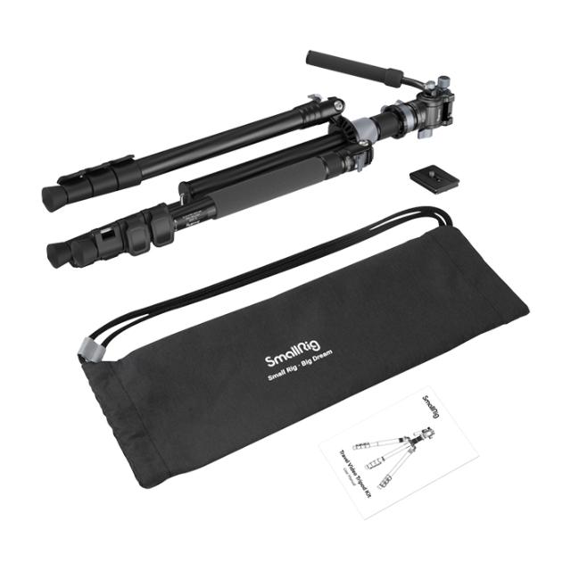 SMALLRIG 4221 TRAVEL VIDEO TRIPOD KIT CARBON