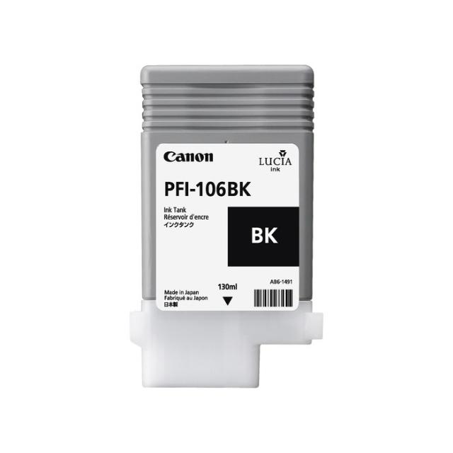 CANON* PFI-106BK BLACK 130ML. IPF6400/6450