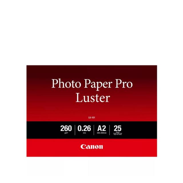 CANON LU-101 LUSTER PHOTO PAPER 260G A2 25STK.