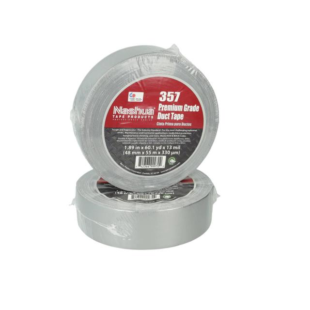 NASHUA 357 GAFFATAPE 48 MM X 55M SILVER