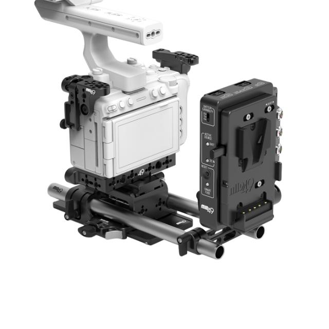 MID49 Pow Dist Box DB-15 (Sony FX5, V-Mount, Rod M