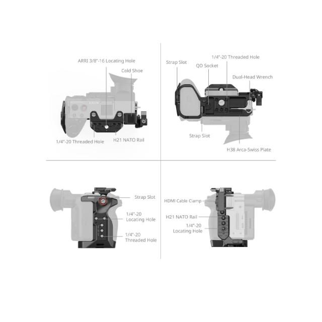 SmallRig 5590 Advanced Cage Kit with Battery Plate
