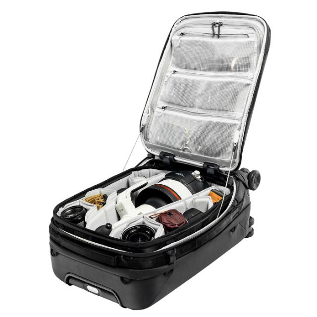 Peak Design Roller Pro Carry-On, Black w/ Cube
