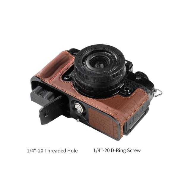 SmallRig 5096 Leather Case Kit for Nikon Z f Brown
