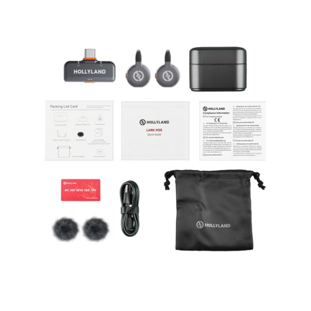 HOLLYLAND LARK M2S DUO WIRELESS MICROPHONE