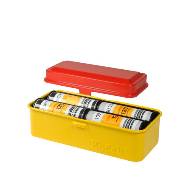 KODAK FILM CASE 120/135 LARGE RED/YELLOW