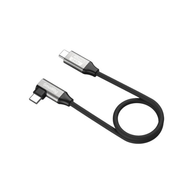 SmallRig 5075 USB-C Cable Straight to Angled 35CM