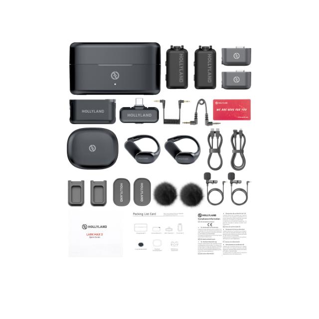 Hollyland LARK MAX 2 Ultimate Combo with OWS Monit