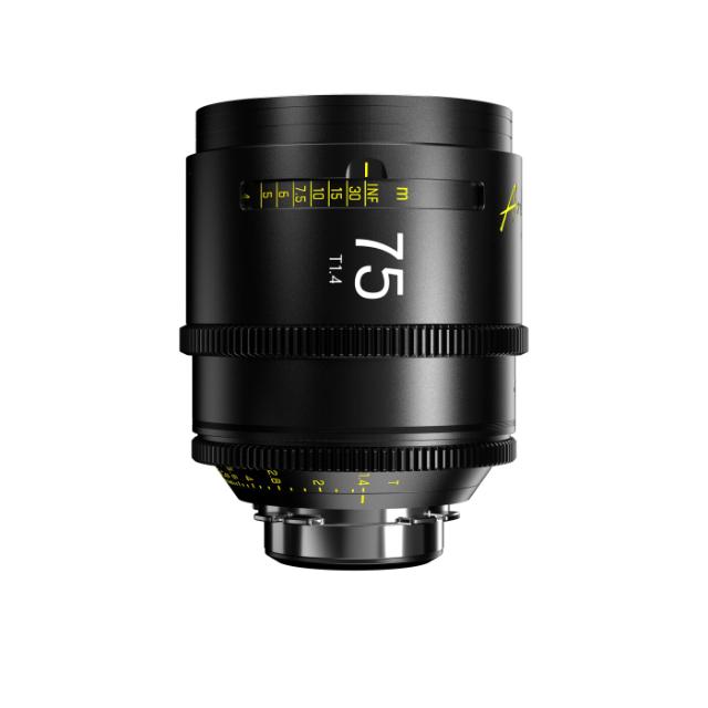 DZO ARLES 75MM PRIME CINE LENS, PL MOUNT METER
