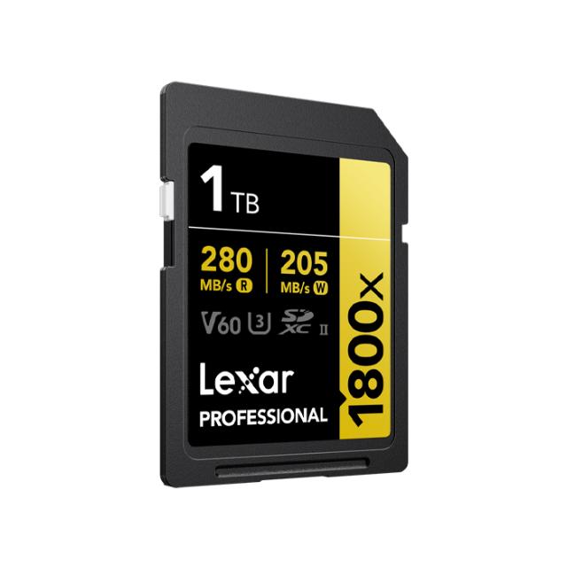 LEXAR SD 1TB PRO 1800X U3 V60 UHS-II R280/W210