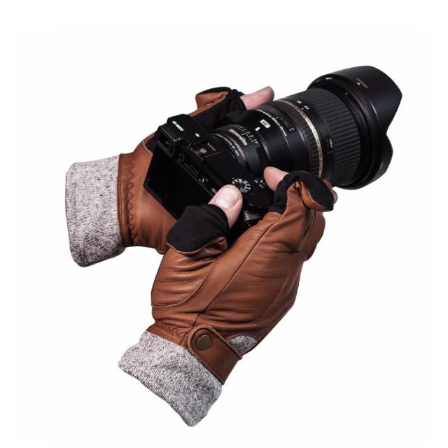 VALLERRET URBEX PHOTOGRAPHY GLOVE BROWN XL